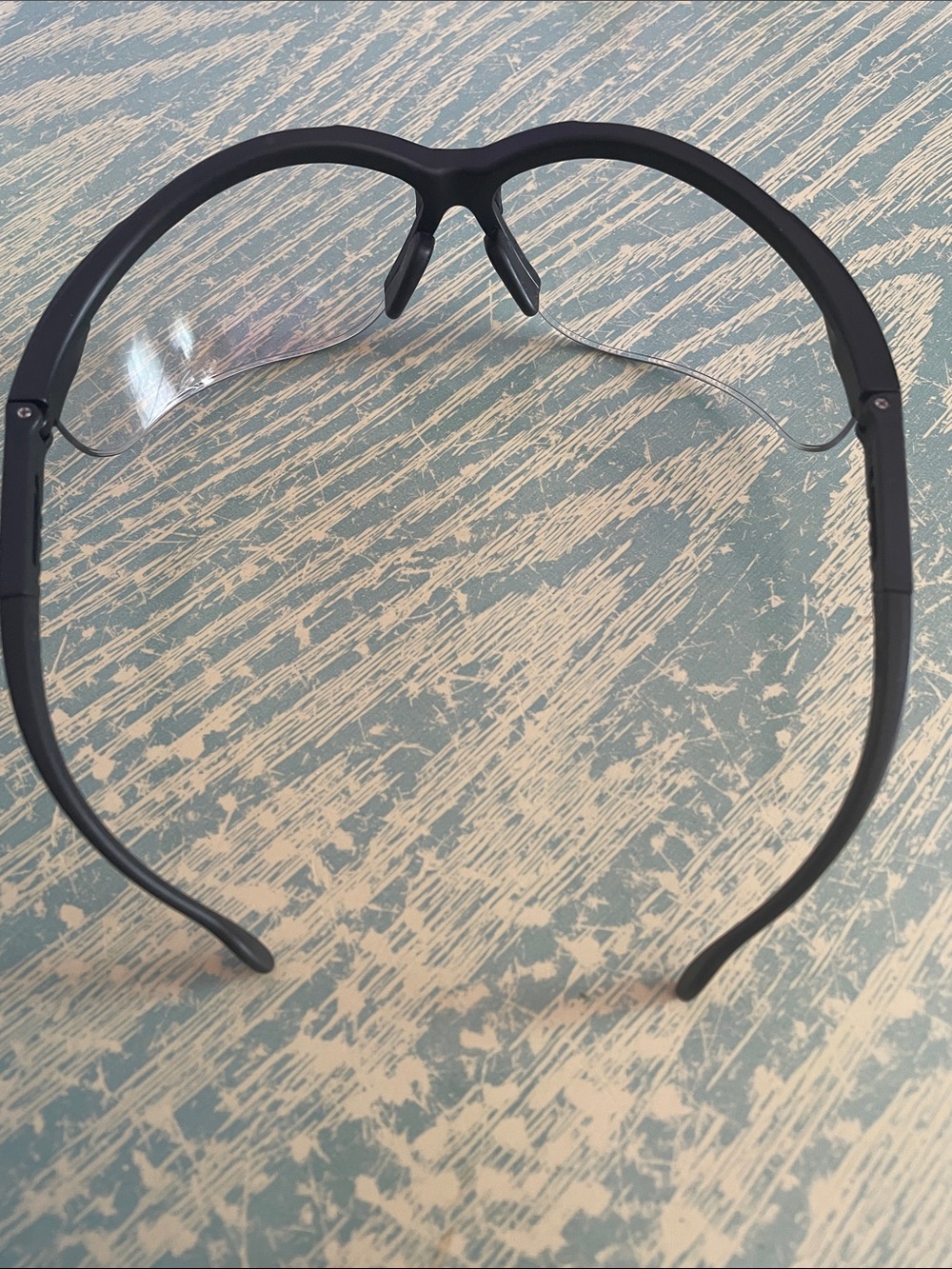 Protective Safety Glasses with Polycarbonate Lenses/Black Frame/Adjustable Arms